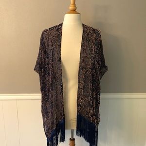 Kimono style robe